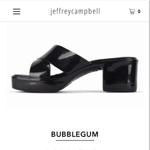 Jeffrey Campbell Bubblegum Jelly Platform Slides